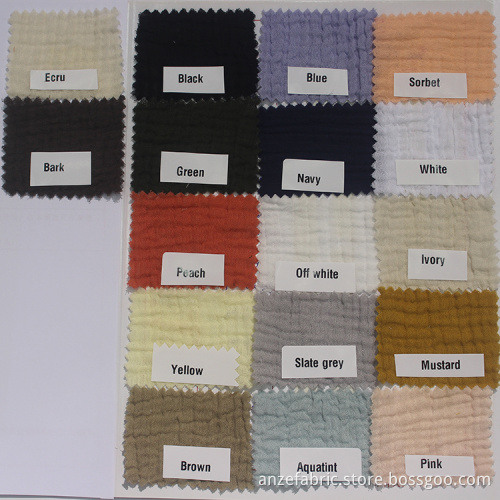 100%cotton double  gauze fabric